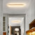 欧普灯支持米家wifi北欧过道走廊LED长条吸顶灯阳台玄关简约现代家用客 LED白光 黑款30*15*4.5CMLED15W