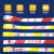 月之（MOON HOUSE）黄白【100米-注意安全】警戒线帆布加厚手提收缩电力施工警示带伸缩绳排队护栏安全隔离带