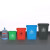 优易固（YOUYIGU）户外摇盖垃圾桶 大号商用环卫垃圾桶带盖小区办公分类垃圾箱塑料翻盖垃圾桶10升有害垃圾