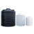 加厚塑料水塔储水罐大号水箱工地蓄水桶pe立式水箱5/8/10吨牛筋桶 1.5吨 1500L