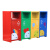户外卡通垃圾桶幼儿园分类定制方形大号游乐场果皮箱学校创意室外 红色单桶（门板可定制图案）