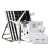 利顺大型220v风光市电互补全套光伏发电太阳能发电机 20000W工频市电互补发电 (