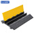 苏识 橡塑线槽减速带 大二线槽 黑黄色 900×580×88mm PVC盖板+橡塑底座 约13.3kg 个
