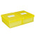 兰诗（LAUTEE）SY1322  体温计消毒盒 温度计浸泡盒 水银体温计浸泡干燥一体式收纳盒 塑料盒 橙色