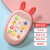 贝恩施手机婴幼儿早教电话趣味音乐玩具手机儿童早教电话机触屏0-2岁 二代充电手机(粉色)YZ08