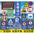 定制交通标志牌景区路名指示牌铝板反光广告标识牌限速道路警示牌 立柱款(送抱箍) 60x80cm
