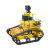 ROS机器人AI人工智能小车slam激光雷达导航路径规划树莓派Opencv 金色 12V 8400mAh 3B+标配高清摄像头