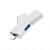 迷你便携Type-c3.1 3口分线器 USB3.0直插式2.0HUB扩展集线器车载 Typec白色3口