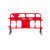佑工信 安全警示围挡道路PE防撞栏施工围栏 1500*920*400红色 单位：个