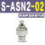 SMC型消声器AN05-M5/AN10-01/20-02/30-03/40-04可调消音器A ASN2-02 可调消声器1/4螺纹