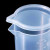 比鹤迖 BHD-6702 实验室塑料量杯 直柄烧杯(带盖)2000ml 1个