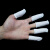 棉布防护工业劳保加厚耐磨薄手指套白色透气防汗布手指头套 布手指套200只 均码男士女士都可以戴