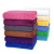 钰启隆 清洁抹布百洁布 装修工作毛巾清洁抹布30×60cm 紫色（10条）