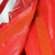 慎固 消防化工厂简易防护服半封闭轻型防护服耐酸碱连体防护服化学防护服 红色