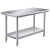诺安跃 不锈钢操作台案板工作台 双多层不锈钢桌子 双层加厚 不锈钢工作台 80x50x80cm 3天