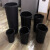定制适用于不锈钢圆形脚踏垃圾桶内桶塑料筒酒店大堂港式户外垃圾 方形25*34*40(10个 绿色