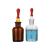 玻璃滴瓶 牙科药水滴药瓶 滴瓶头吸管 透明分装精油瓶 化学实验室 棕滴瓶头【适用于125ml滴瓶】