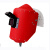 京仕蓝电焊面罩红钢纸焊帽子焊工防护安全头戴式焊接氩弧焊防火星防高温 黄帽带卡槽