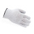 代尔塔208006经济型PVC点塑手套防滑耐磨抗撕裂 白色 9 