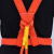 五点式高空安全带双背全身保险带建筑工地户外作业防坠安全绳套装 国标全身单小钩2米 五点式