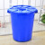中典120L水桶带轮带盖塑料水桶大号家庭加厚圆桶垃圾120升收纳桶