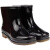 朗来斯特（LONG LAST）低筒雨靴防滑牛筋底黑色PVC材质 男女款 尺码35-44 黑色 36