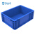 Raxwell蓝色EU系列周转箱长方形加厚塑料物流箱汽配箱水产养鱼养龟箱收纳整理储物分类箱RHSS4008