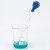 稳斯坦 WLL0133 胶头刻度滴管 化学实验玻璃滴管 精油试剂滴管 刻度橡胶吸球 5mL含蓝吸球