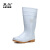 莱尔 雨靴R-9-03 耐酸碱耐磨防滑安全靴雨靴防护靴 白色 39码