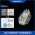 适用快速接线端子电线连接器快接头灯线对接神器卡扣接并线柱二进 二进二出透明固定式