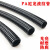 适用于加厚PP阻燃PA尼龙塑料波纹管软管螺纹管穿线管塑料管电工护 PP阻燃AD13(内径10mm) 100米