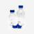 相液流动相瓶透明丝口瓶液相色谱溶剂瓶螺口储液瓶化学试剂瓶 棕色1000ml3孔