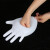 COFLYEE 丁晴pvc混合塑胶手套复合丁腈洗碗一次性家务干活手套 混丁白20只试用装 XL