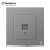 西屋（Westinghouse）一位电话插座面板W7DH_GY 维品系列尊爵灰 网络墙壁暗装86型