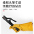 曼睩 加绒黄色短款1副 电焊皮革手套防烫防飞溅牛皮焊工耐磨加长加厚劳保手套ML018