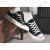 匡威（Converse）1970s Vintage做旧黑白低帮帆布鞋 A06527C/162058C 162058C【黑色】  37