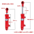 油缸双向液压油缸液压缸50缸径手动升降单双向行程液压缸3吨 50281500 3吨推力16MPA耐压