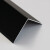 奔新农L型钛金条 铝合金直角压线条地板收边条阴阳角7字条L型卡条压边护 哑黑色10X10/2.5米