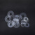 超佰尼 PVC透明避震加硬塑胶平垫圈圆形塑料密封防漏垫片M4*8*0.3（200个）