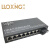 罗兴（LUOXinG）百兆1光8电单模单纤光纤收发器  SC接口LX-HW1T8A/B-25KM