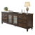 柏曼雅美式电视柜茶几组合套装小美式纯实木电视柜小户型客厅成套家具简约复古高款卧室电视机柜 2.4米电视柜