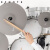 EFNOTE家用练习演奏专业电子鼓全网面舞台演出电鼓初学儿童考级架子鼓 5鼓 5镲 EFNOTE5+通鼓镲片