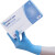 麦迪康（Medicom）一次性加强型丁腈手套1136D 防滑加厚无粉 丁腈橡胶检查手套 蓝色L码 (100只/盒)