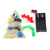 彩色圣诞树LED流水灯闪光树电子散件套件DIY制作三色圣诞树 双面款