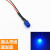 F10带线LED灯泡10MM发光二极管3V6V12V24V220V小型设备电源指示灯 蓝发蓝 电压220V