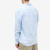 LACOSTE 法国鳄鱼男士纯色长袖衬衫 休闲简约舒适透气通勤职场约会内搭 精致logo Blue S