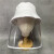 惠利得（HUILIDE）防护帽子大人成人疫情防护装备外出防飞沫防护帽隔离季挡风面部罩 成人渔夫帽粉色58cm