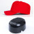 扬笙福夏季轻型安全帽男透气防撞帽头盔工厂棒球帽鸭舌短帽檐工作帽定制 8005红色