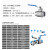 SRM 三片式不锈钢球阀 DN15(两头内螺纹）