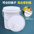 20L加厚塑料桶密封桶带盖水桶圆桶化工桶涂料桶空桶酱料桶机油桶 4L水桶-带盖（白色）5个装